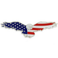 Patriotic Soaring Eagle Pin